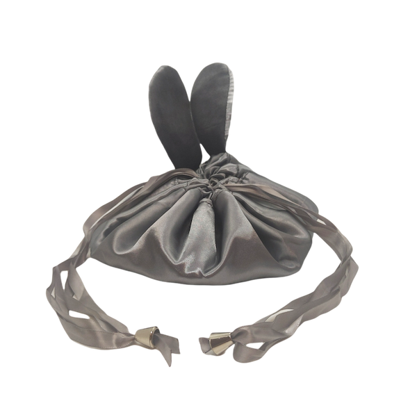 Rawr Drawstring Cosmetic Bag - Bunny Ears