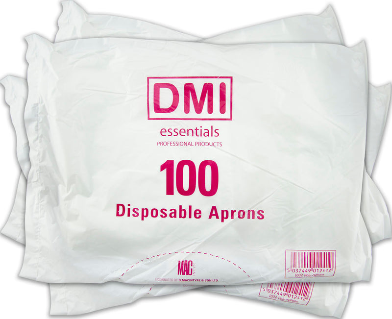 Disposable Apron White - 100 Pack