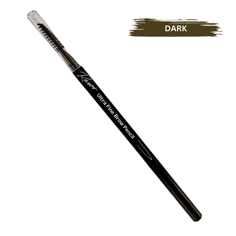 Ultra Fine Brow Pencil & Brush Duo - Dark
