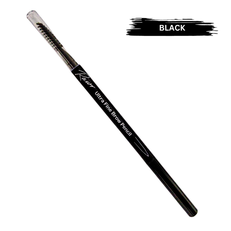 Ultra Fine Brow Pencil & Brush Duo - Black
