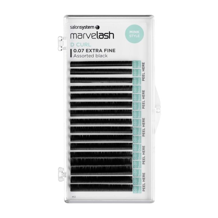 Marvelash D Curl Extra Fine Lashes 0.07 Assorted  8-12mm