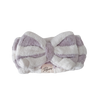 Rawr Bow Makeup Headband - Purple Stripe