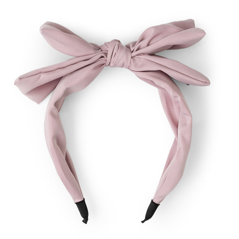 Rawr Satin Bow Headband - Pink