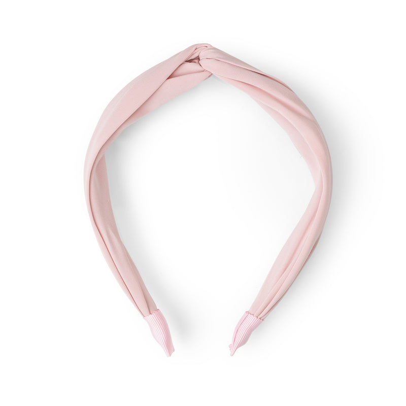 Rawr Satin Knotted Headband - Pink