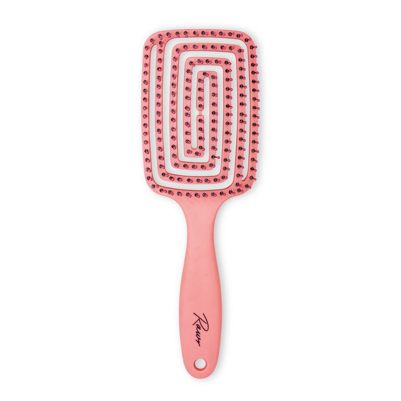 Rawr Maze Hair Brush - Pink