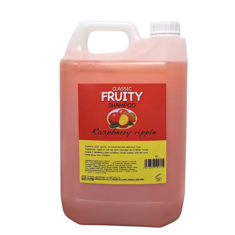 Classic Fruity Raspberry Ripple Shampoo 4 Litre