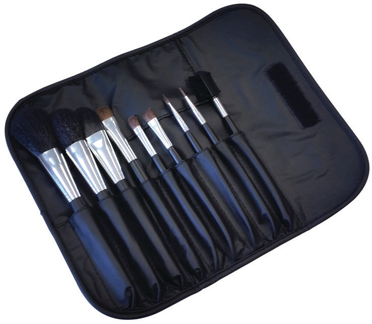 Make-Up Brush Set In A Roll
