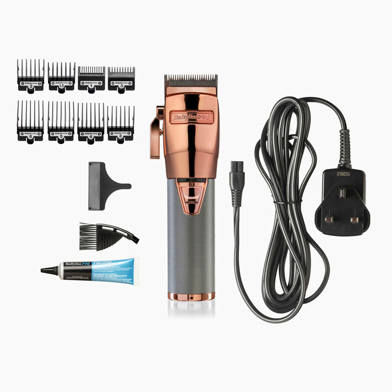 Babyliss Pro Cordless Super Motor Clipper Rose Gold