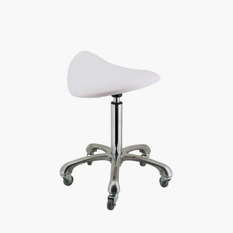 Saddle Stool White