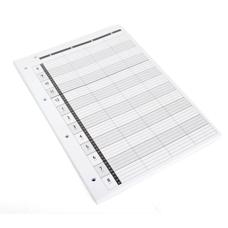 Loose Leaf Refill Pages 4 Assistant 4 Holes - 100pcs