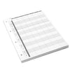 Loose Leaf Refill Pages 6 Assistant 4 Holes -100pcs