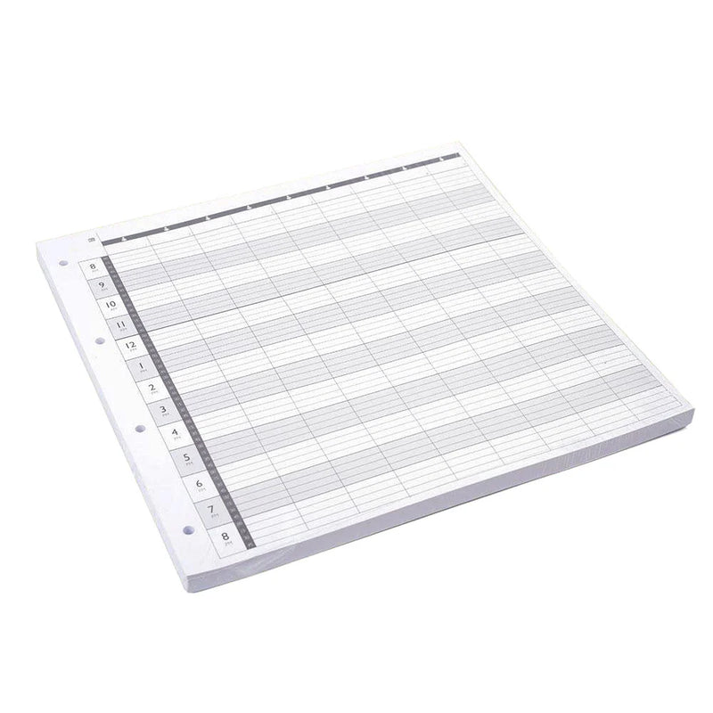 Loose Leaf Refill Pages 9 Assistant 4 Holes - 100pcs