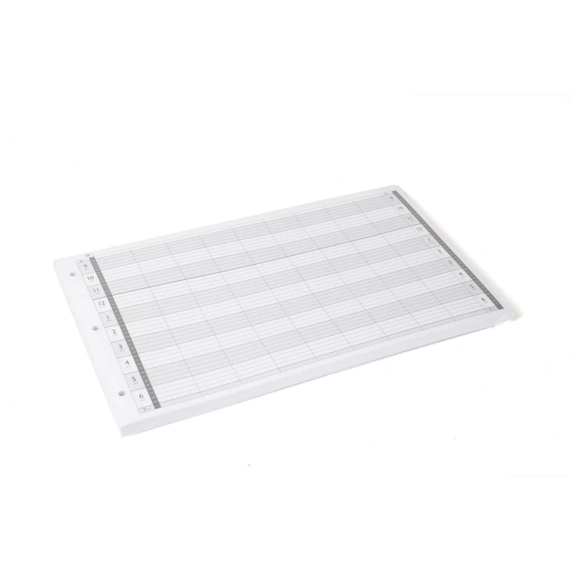 Loose Leaf Refill Pages 9 Assistant 3 Holes - 100pcs