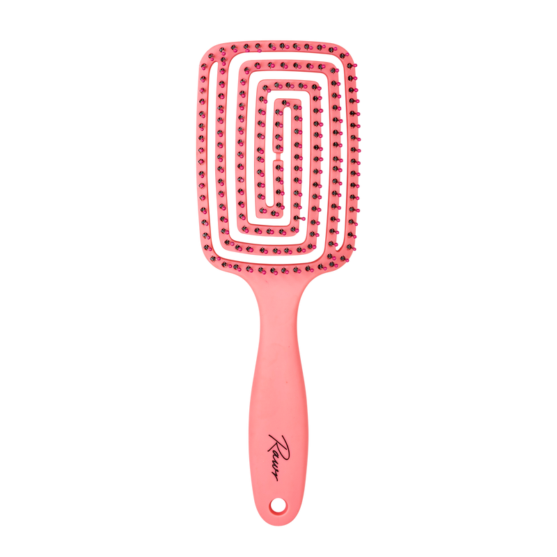 Rawr Maze Hair Brush - Pink