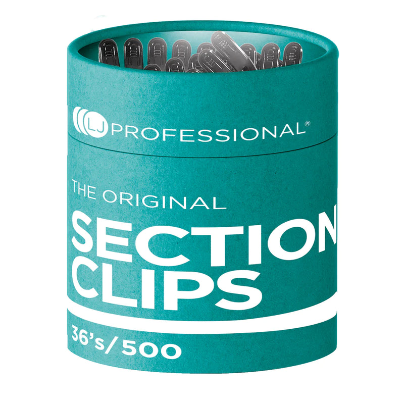 LJP Salon Section Clips - 36 Pack
