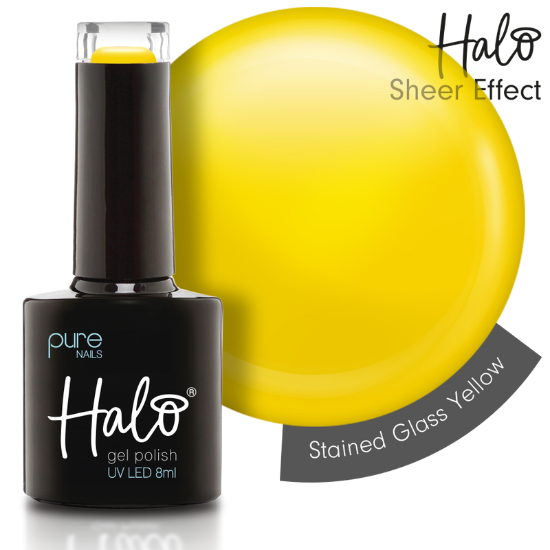 Gel Polish 8ml Stained Glass Yellow