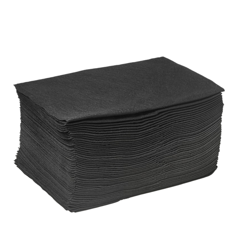 Disposable Towels Black 50 Pack