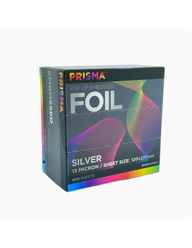 Prisma Pop Up Foil Silver – 500 Sheets (120 x 273MM)
