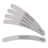 Nail Pro Banana Nail Files Zebra 100/180 Grit - 50Pcs