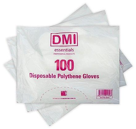 DMI Disposable Poly Gloves - 100 Pack