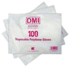 DMI Disposable Poly Gloves - 100 Pack