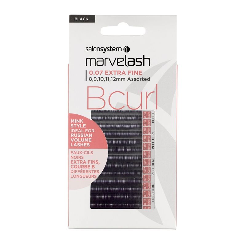Marvelash B Curl Lashes Assorted 2 Sizes