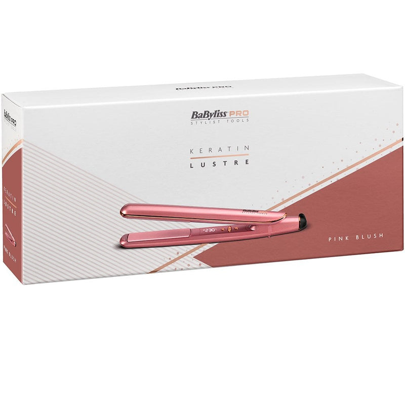 Babyliss Pro Keratin Lustre Straightener Pink Blush