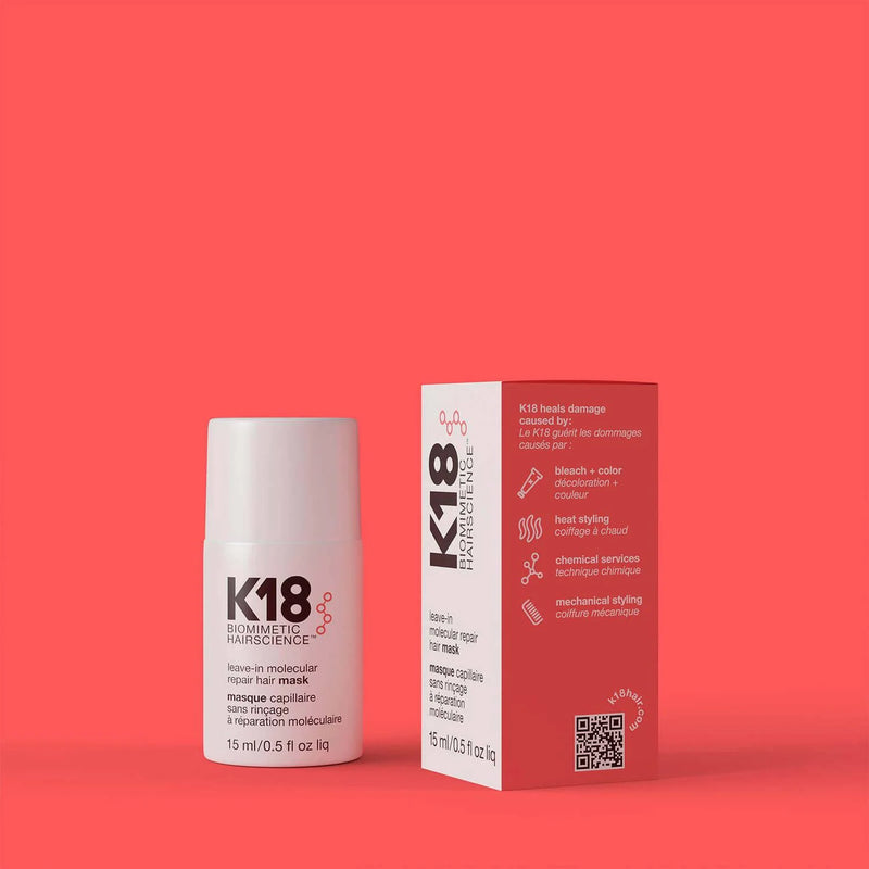 K18 Leave-in Molecular Repair Hair Mask 15ml