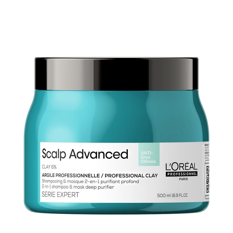 Serie Expert Scalp Advanced Anti-Oiliness 2-in-1 Deep Purifier Clay Shampoo & Mask