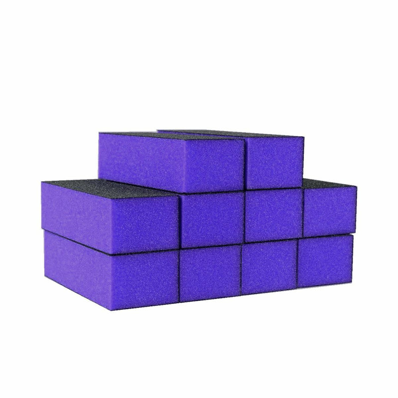 Purple Sanding Block 60/100 3 Side - 10 Pack