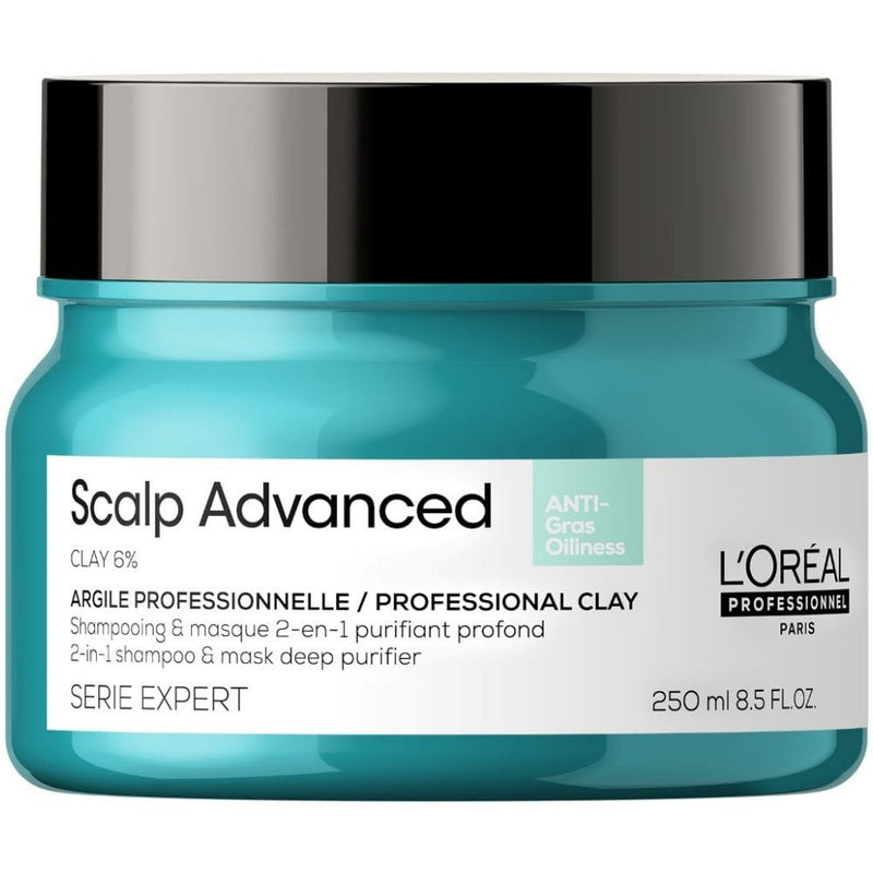 Serie Expert Scalp Advanced Anti-Oiliness 2-in-1 Deep Purifier Clay Shampoo & Mask