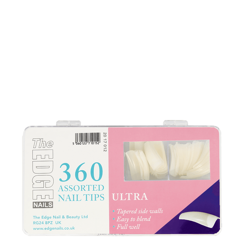 Ultra Assorted Nail Tips  360 Pack