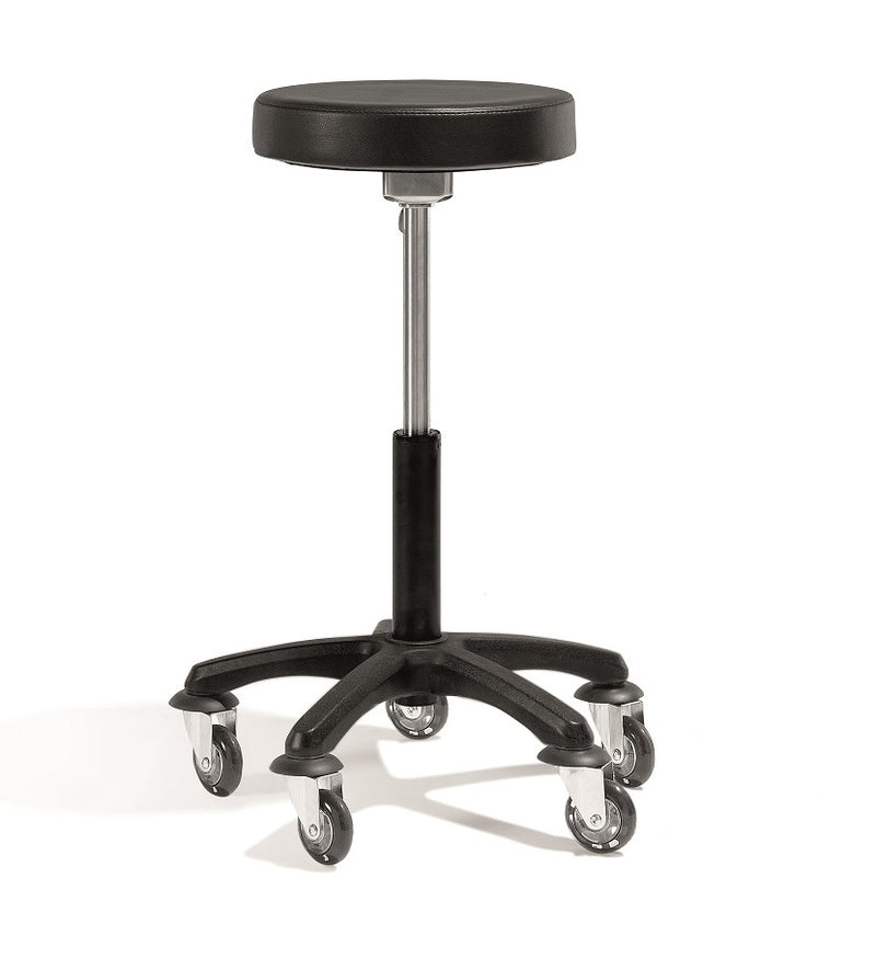 Rollercoaster Round Stool Black