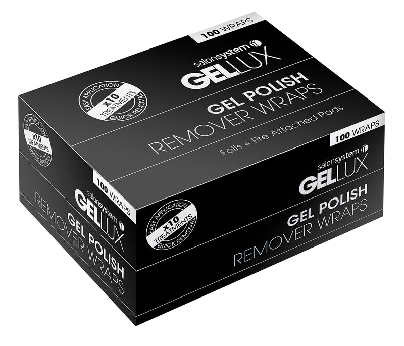 Gellux Remover Wraps 100 Pack
