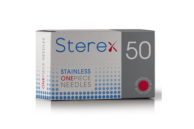 Sterex Stainless One Piece Needles F5S - 50Pack