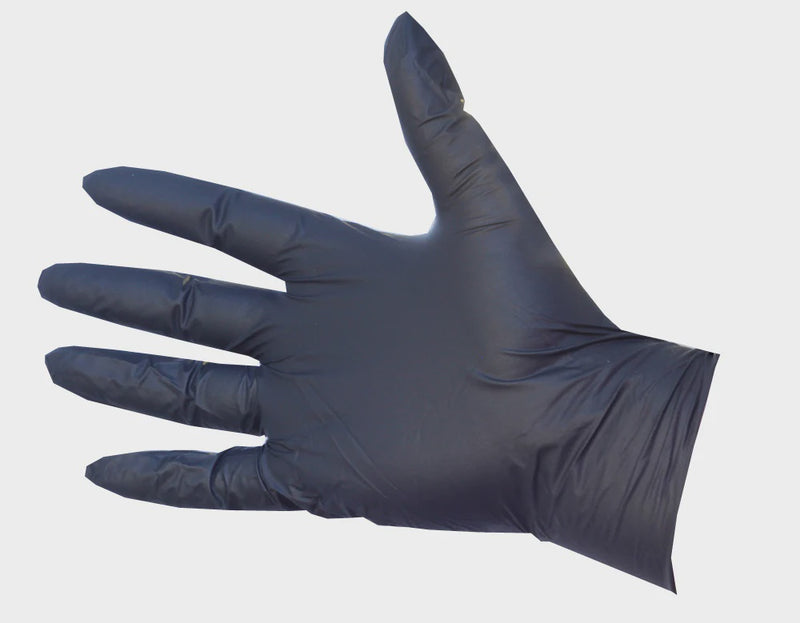 Nitrile Gloves Black 100 Pack - Extra Large