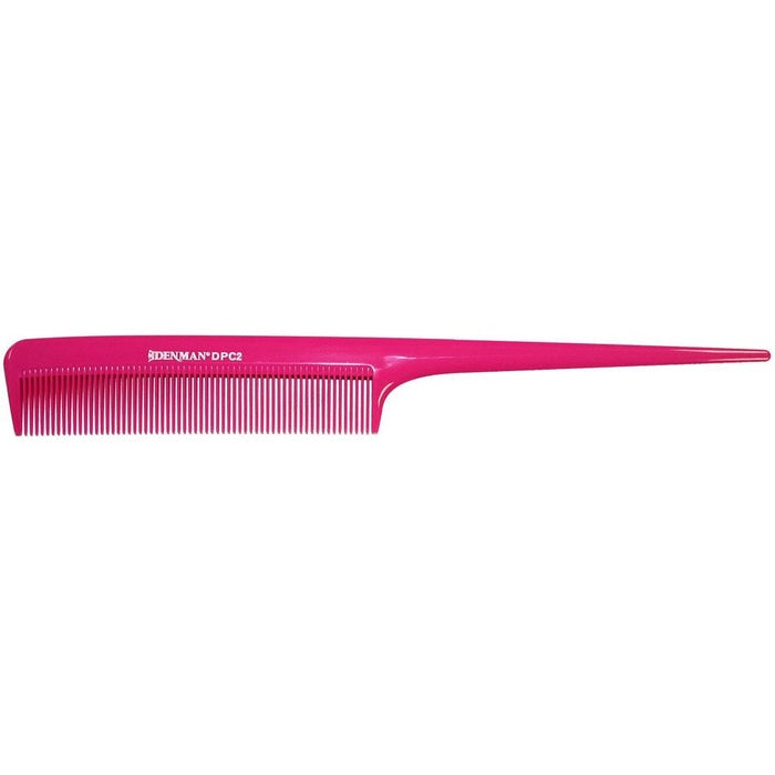 Denman Precision DPC2 Tail Comb - Pink