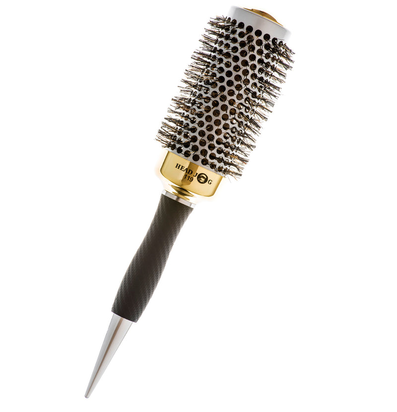 Head Jog Gold Thermal Brush