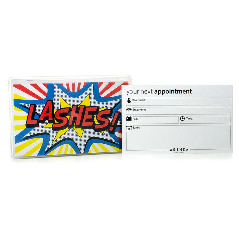 Appointment Cards Lashes - 100 Pack