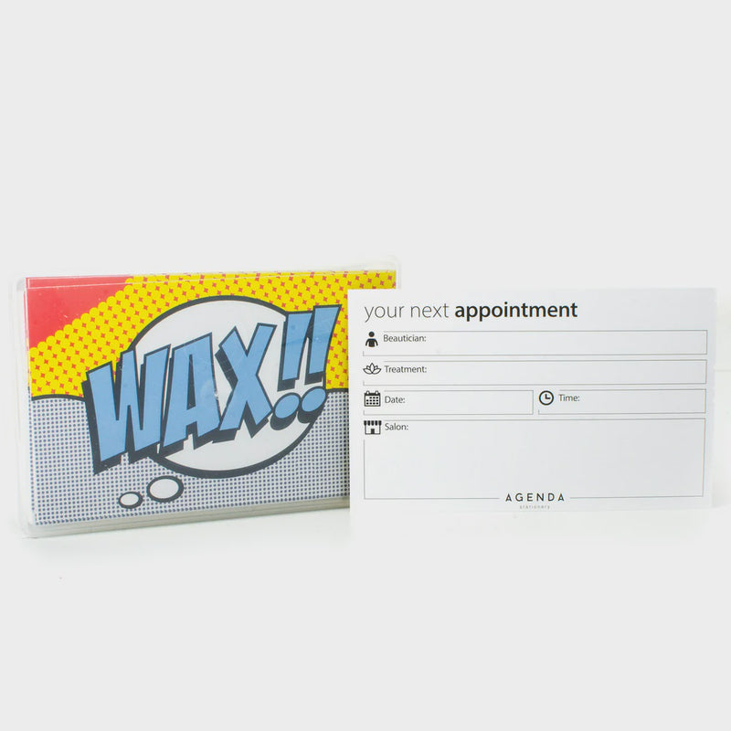 Appointment Cards Wax - 100 Pack