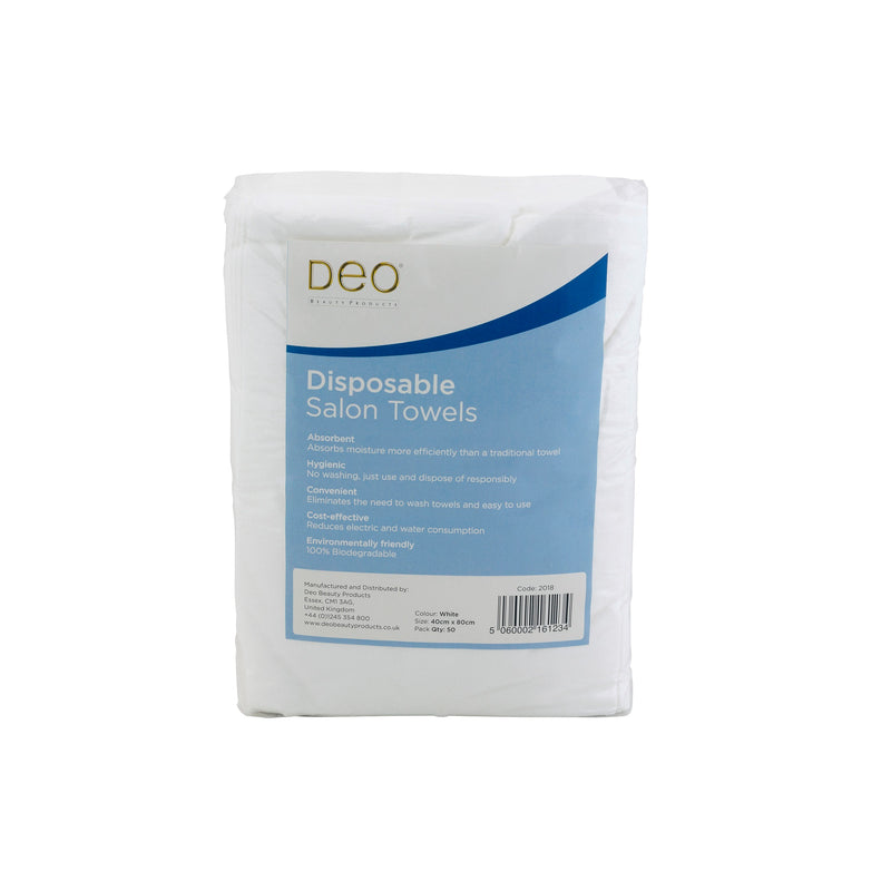 Disposable Salon Towels White 50 Pack