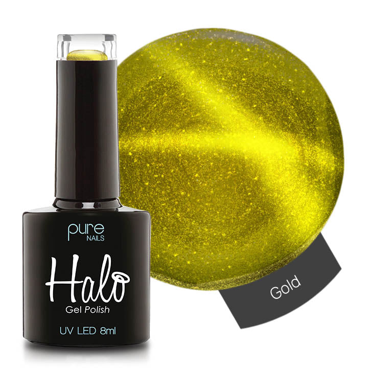 Gel Polish Cats Eye Gold 8ml