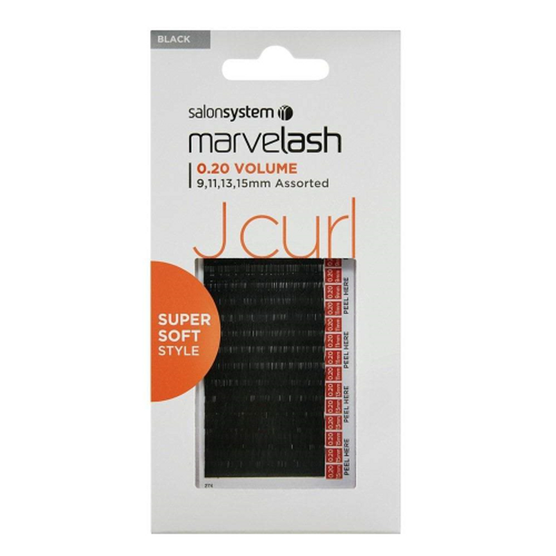 Marvelash J Curl 0.20 Volume Lashes Assorted 9-15mm