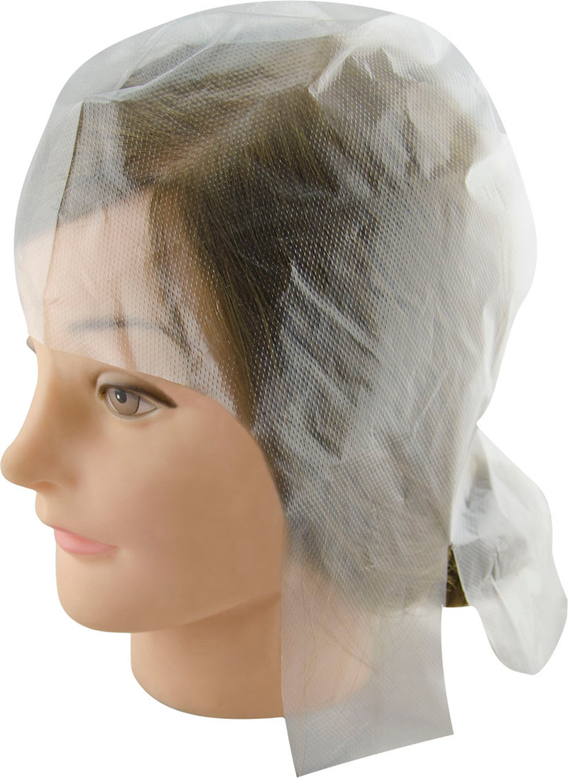 Disposable Poly Head Caps -100 Pack