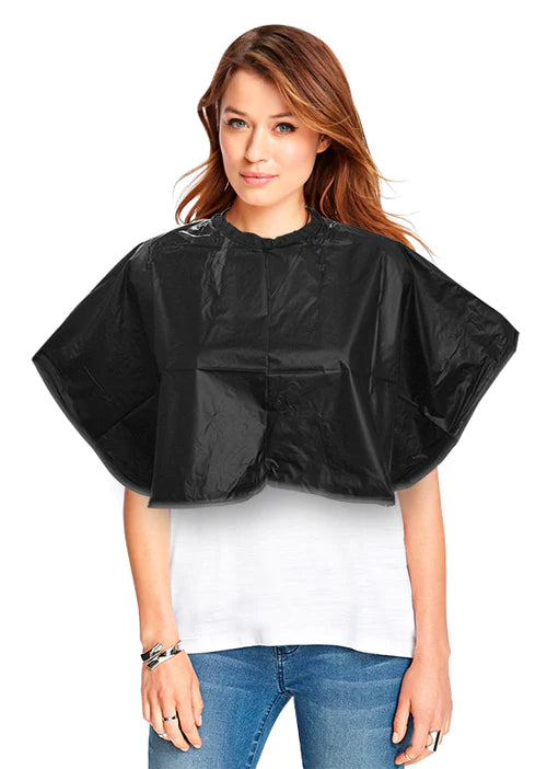 Pvc Shoulder Cape Black With Velcro