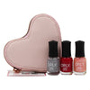 Sparkle Heart Purse Pink