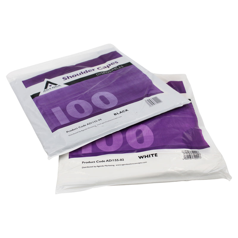 Disposable Poly Shoulder Capes - 100 Pack