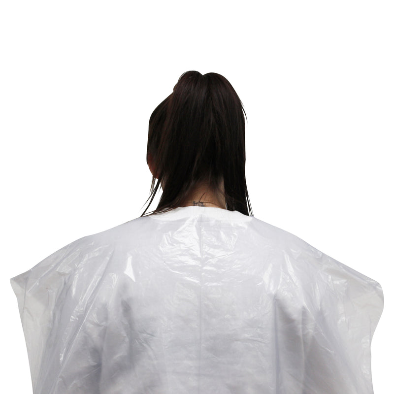 Disposable Poly Shoulder Capes - 100 Pack