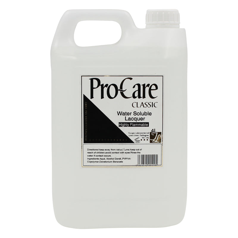 Pro-Care Water Soluble Lacquer 4 Litre