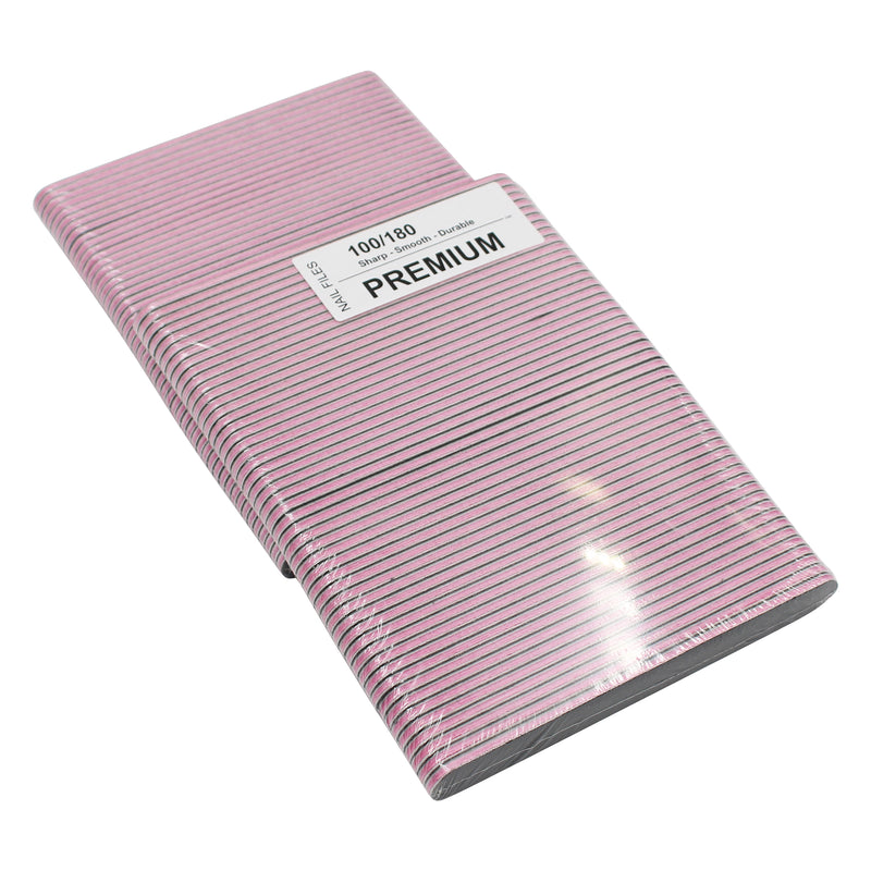 Premium Nail Files 100/180 50 Pack